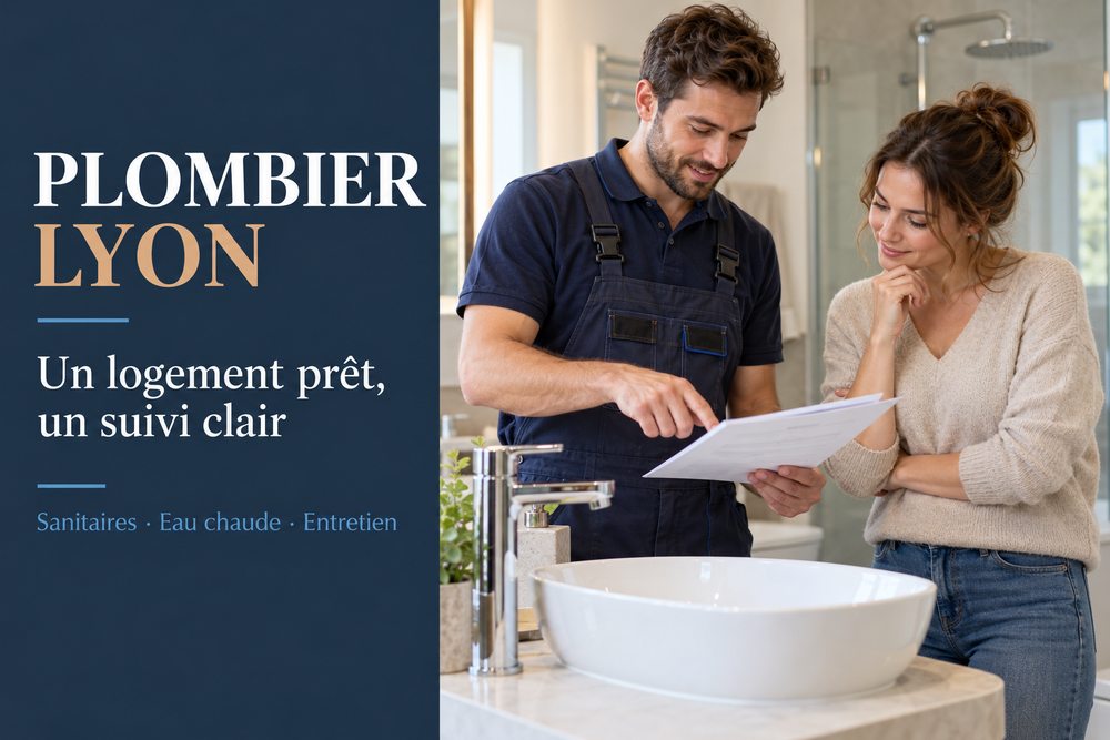 Plombier Lyon : un logement prêt, un suivi clair — sanitaires, eau chaude et entretien